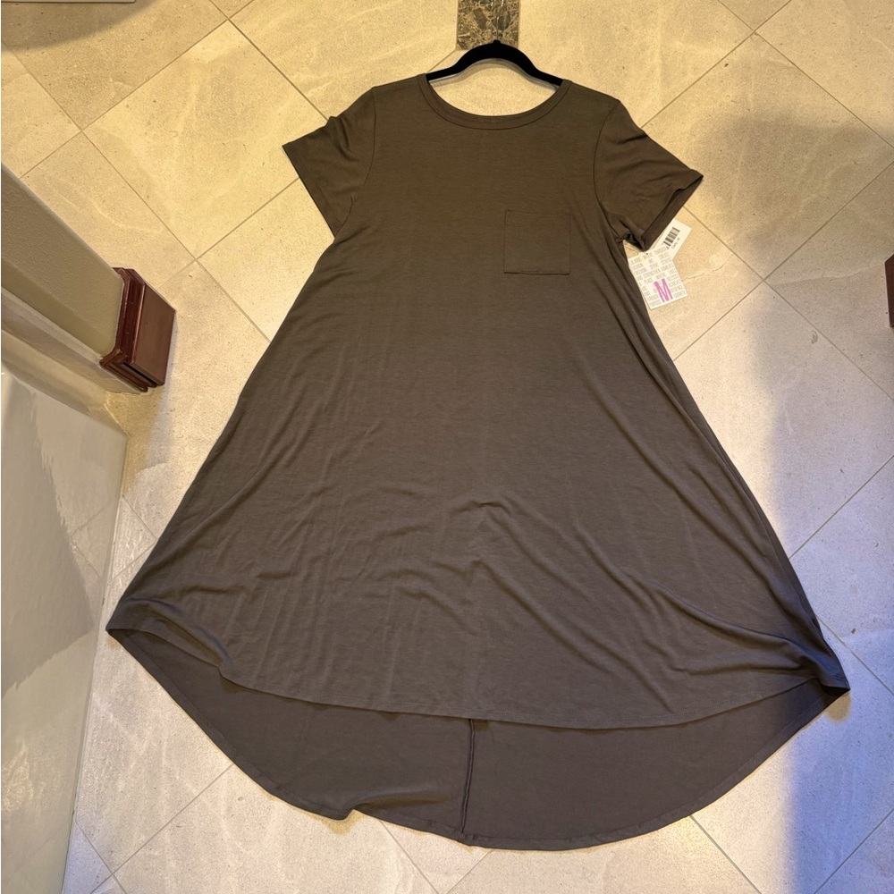 Brand New LuLaRoe Size M Brown Carly Dress